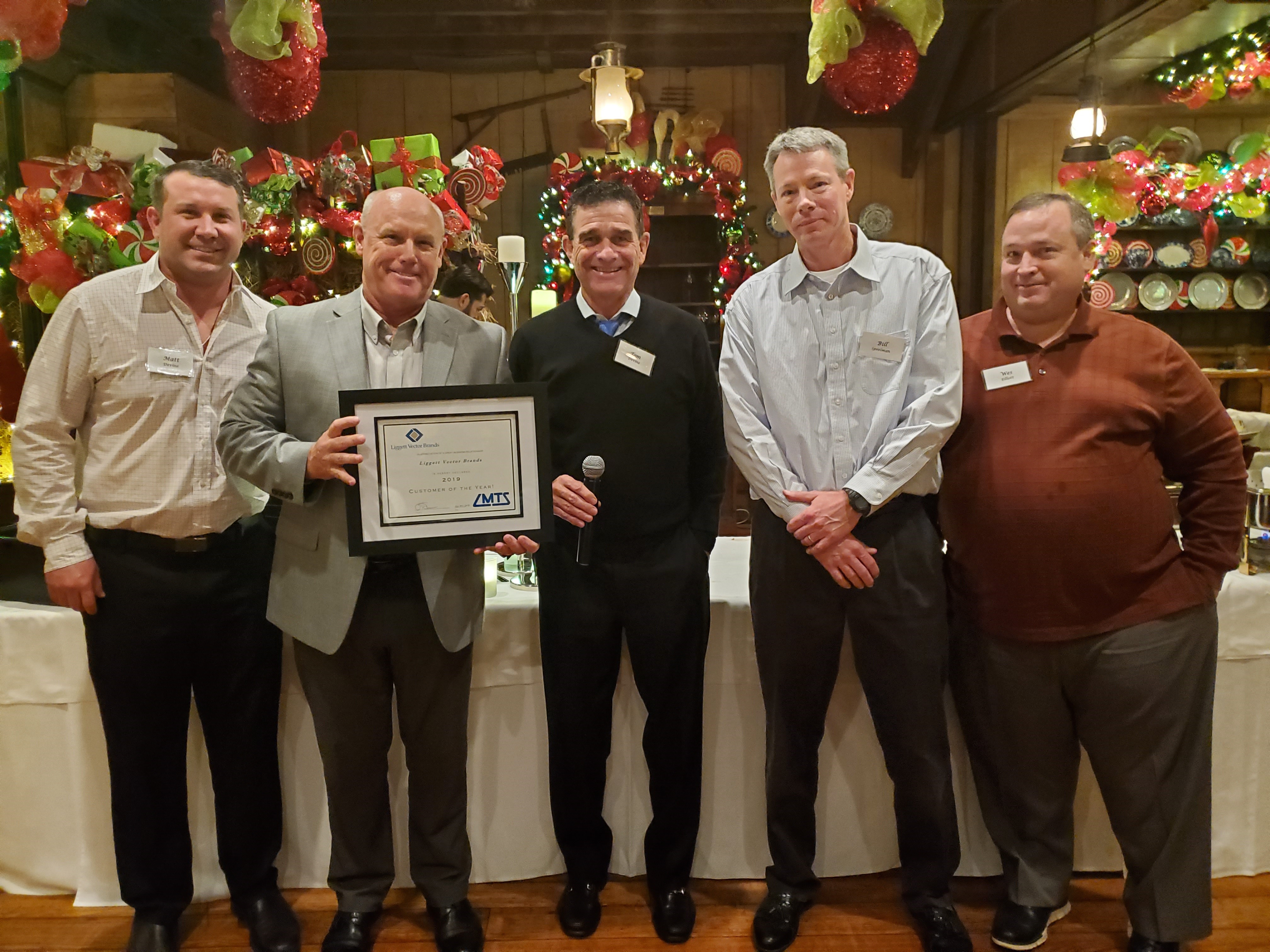 LMTS CELEBRATES CUSTOMER OF THE YEAR